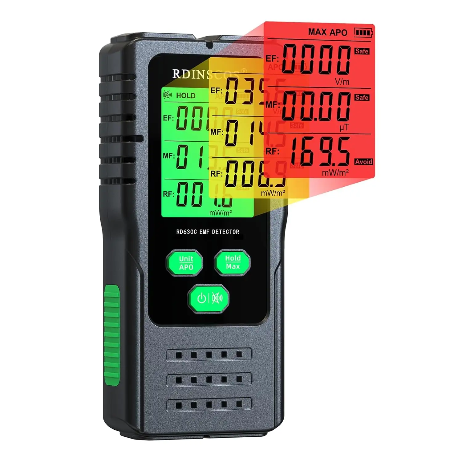 RDINSCOS EMF Meter 3-in-1 Colour Screen for Home UK gallery image 8
